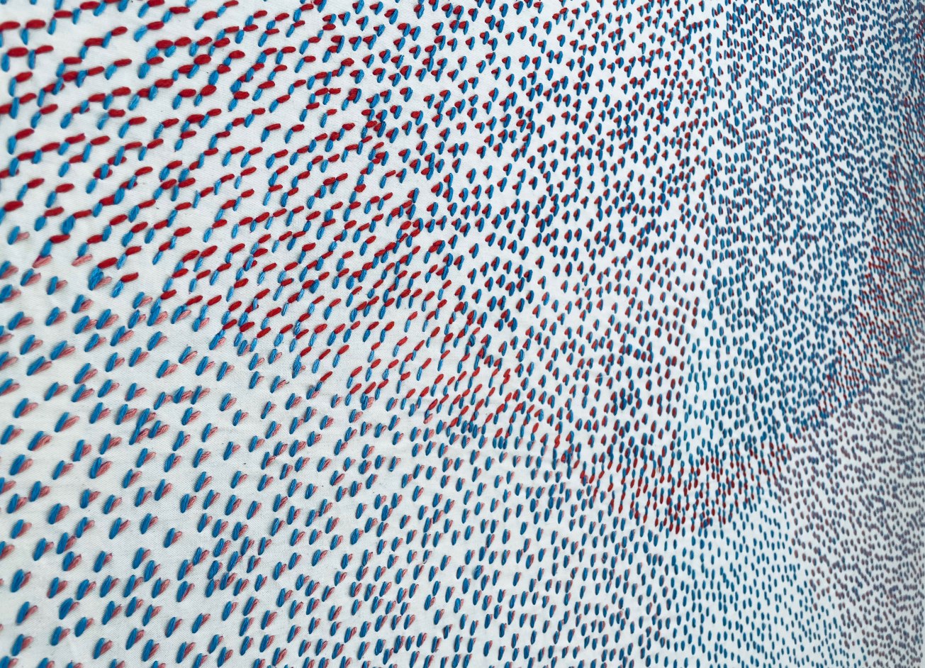 Embroidery on canvas